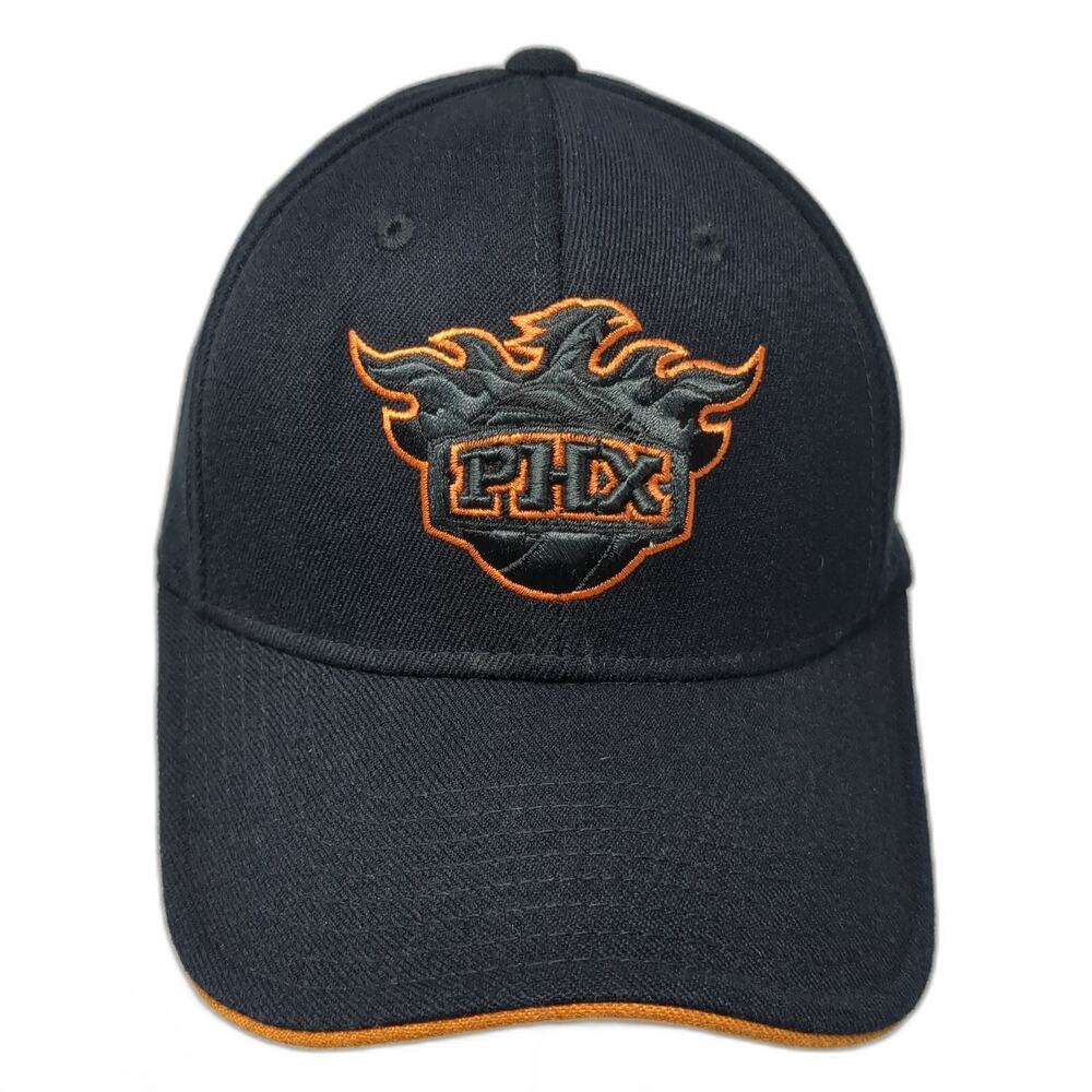 Reebok Phoenix Suns Fitted Baseball Cap Hat Black One Size NBA